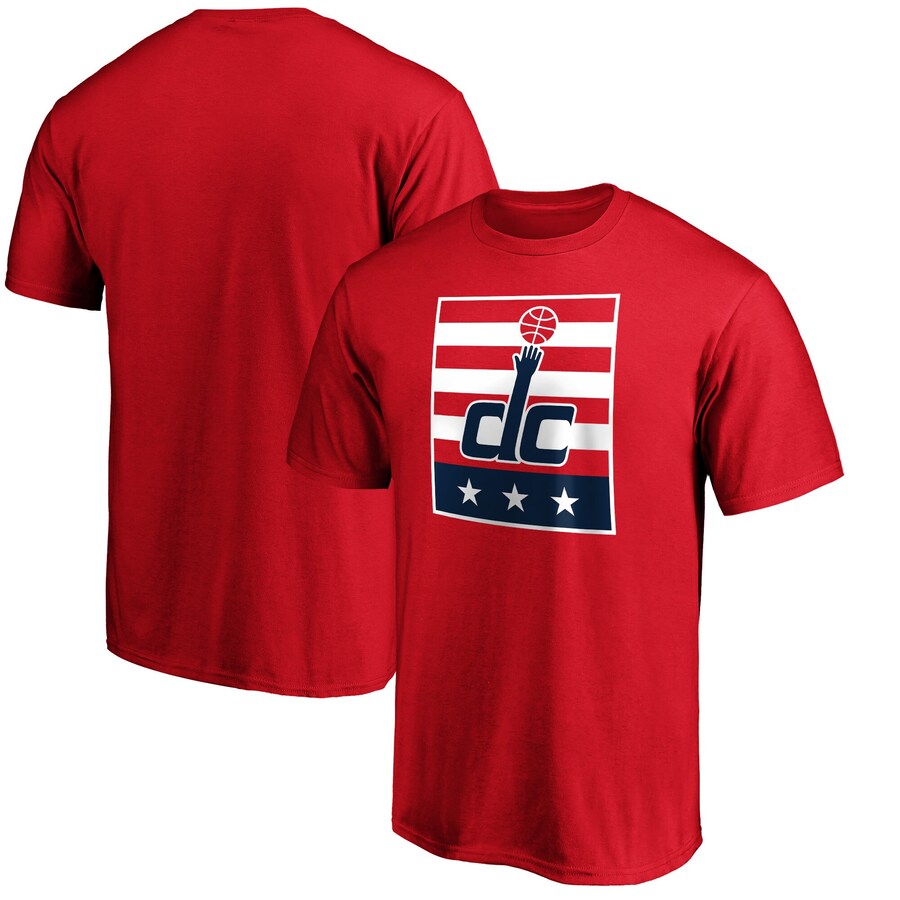 Men's Washington Wizards  Red DC Block T-Shirt