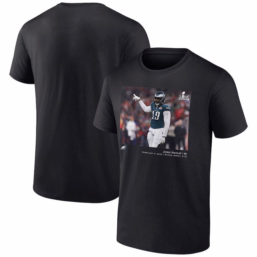 Women's Philadelphia Eagles  Fanatics Heather Gray Super Bowl LIX Champions Prestigious Run Tri-Blend Scoop Neck T-Shirt