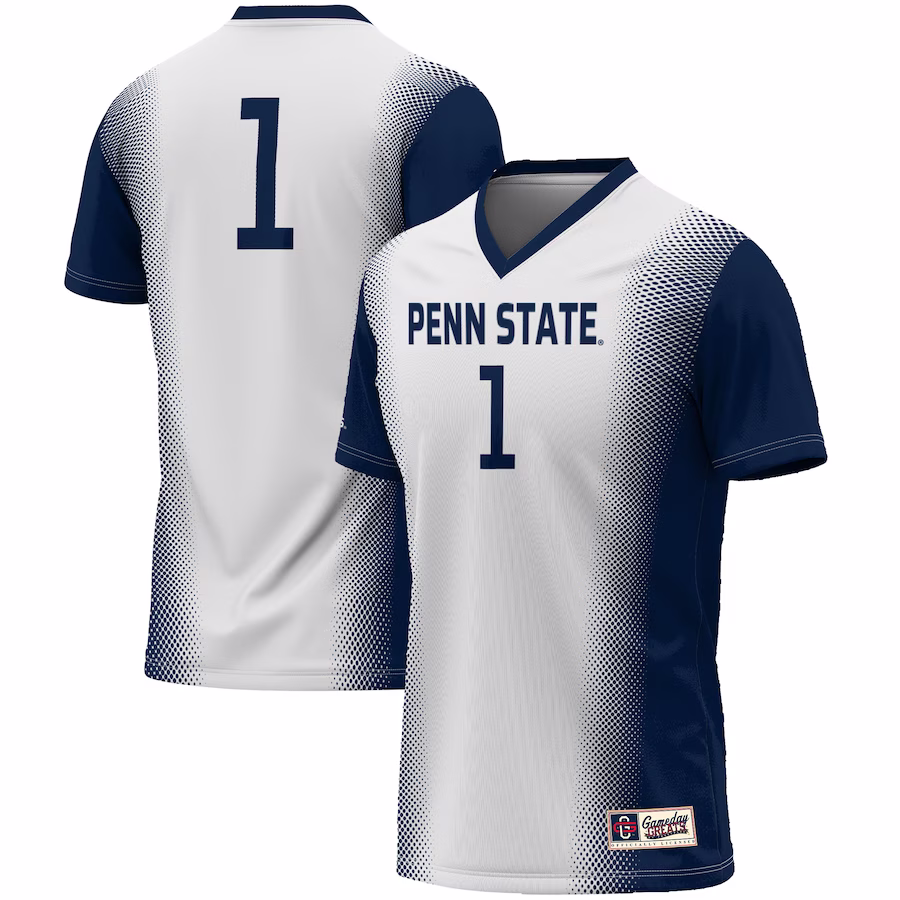 #1 Penn State Nittany Lions GameDay Greats Unisex  Lightweight Women's Soccer Jersey - White