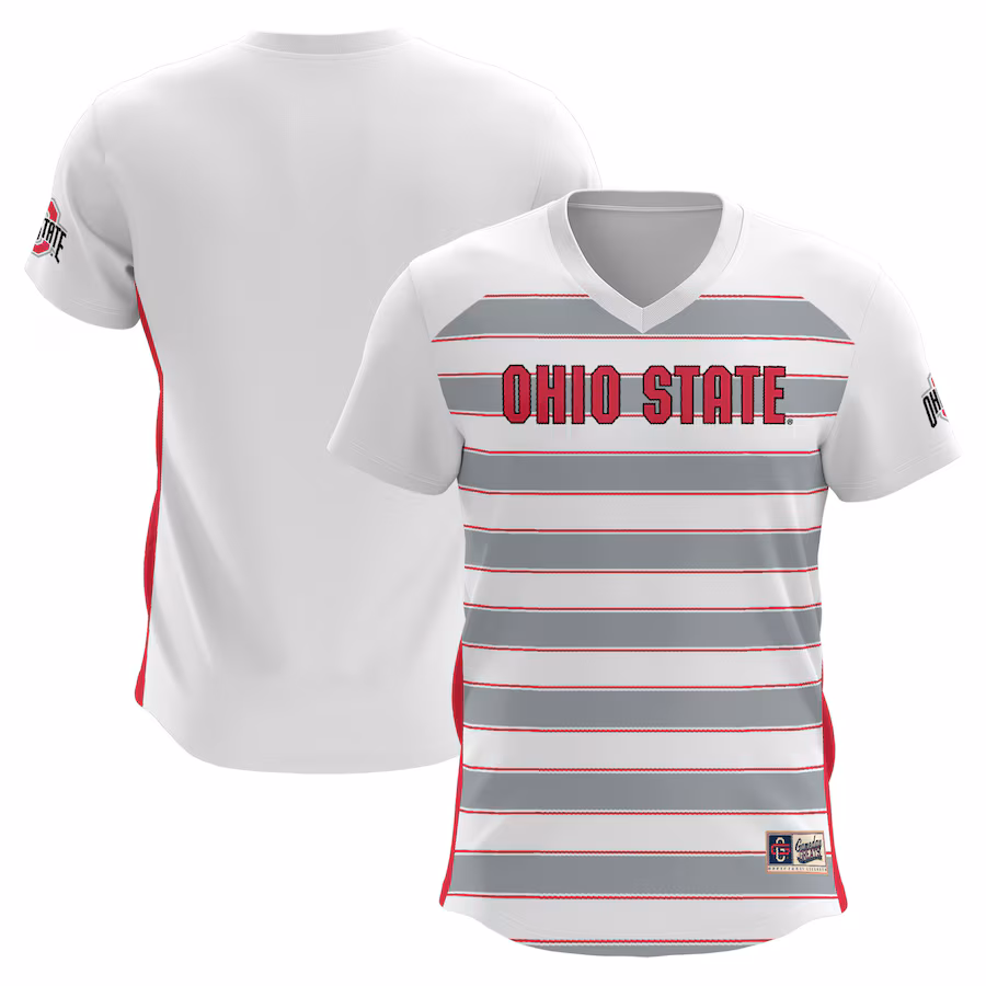 Youth GameDay Greats  White Ohio State Buckeyes Lightweight Soccer Jersey