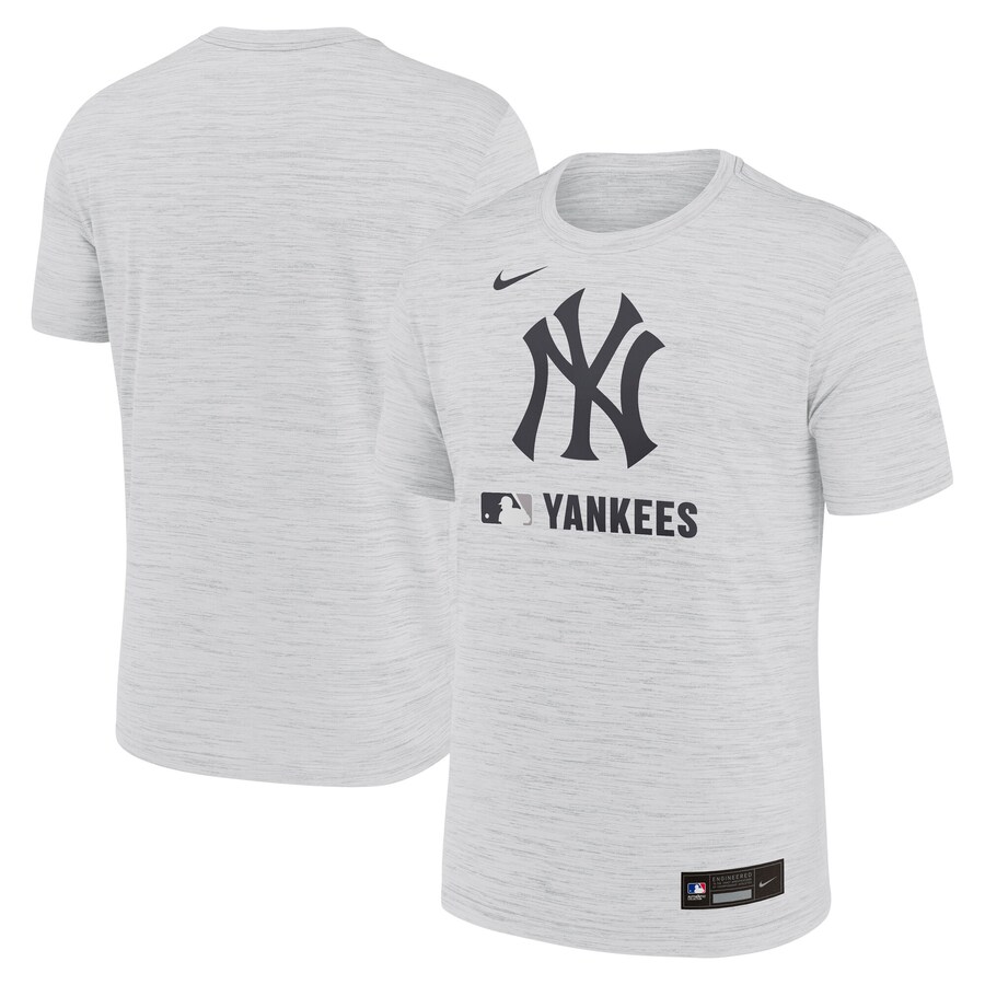 Men's New York Yankees Nike White Authentic Collection Velocity Performance Practice T-Shirt