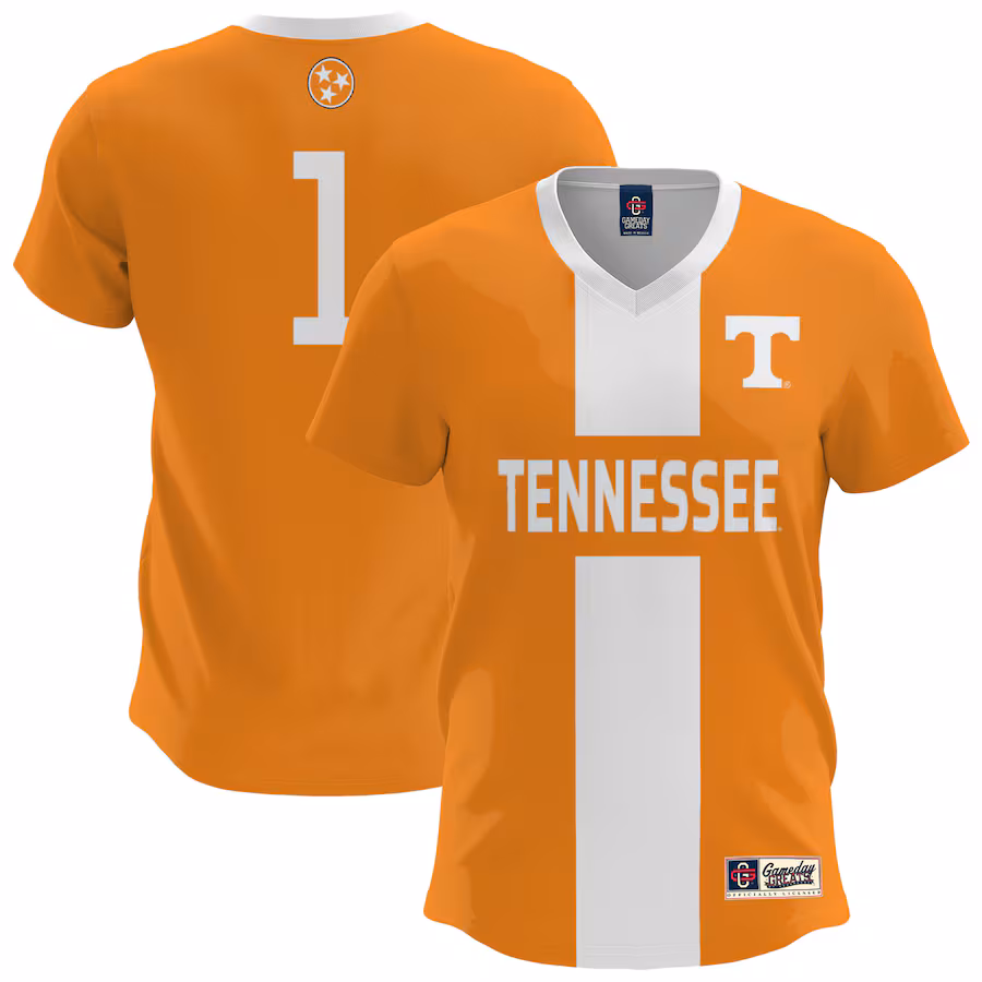 Men's GameDay Greats  Orange Tennessee Volunteers Lightweight Soccer Fashion Jersey