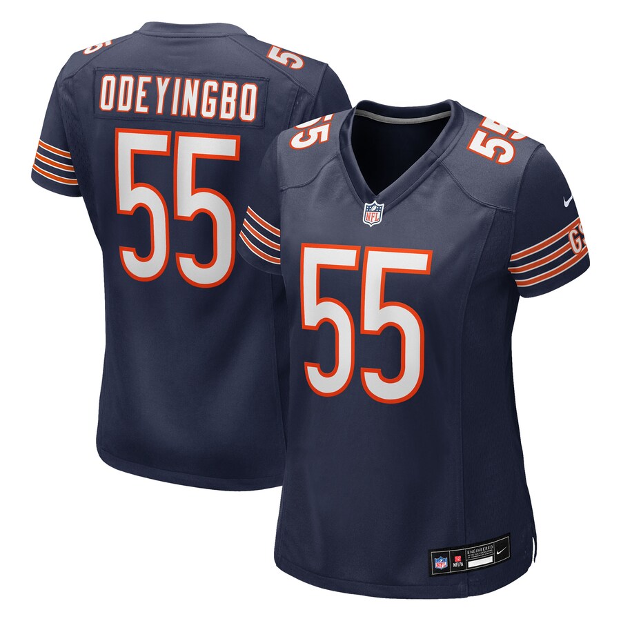 Women's Chicago Bears Dayo Odeyingbo Nike Navy Team Game Jersey