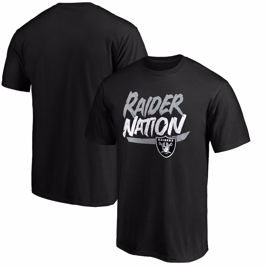 Men's Detroit Lions Black Personalized Midnight Mascot T-Shirt