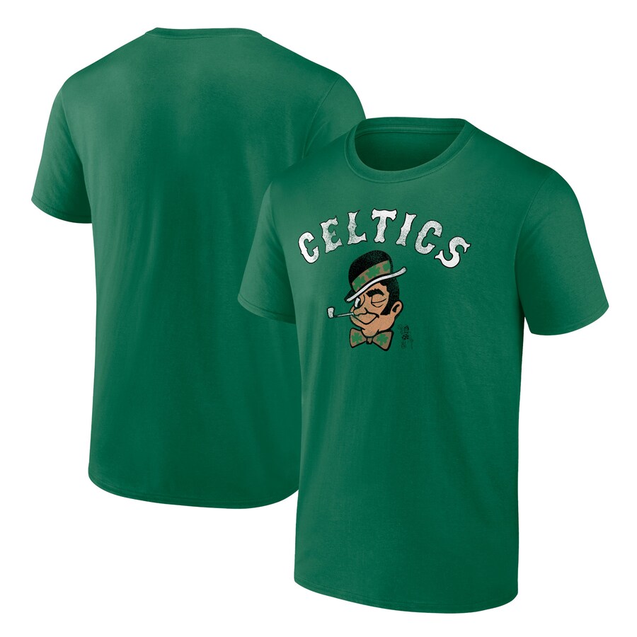Men's Boston Celtics Kelly Green Push Ahead T-Shirt
