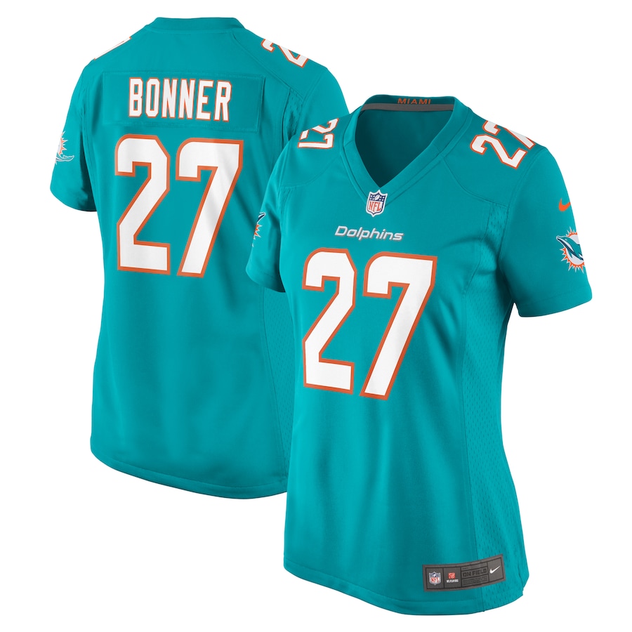 Women's Miami Dolphins Ethan Bonner Nike Aqua Game Jersey