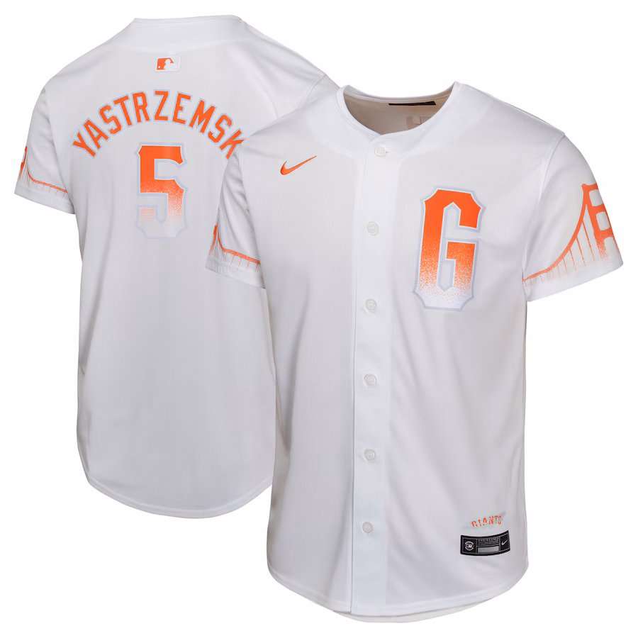 Youth San Francisco Giants Mike Yastrzemski Nike White City Connect Limited Player Jersey