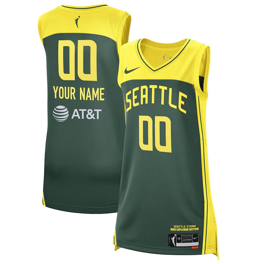 Unisex Seattle Storm Nike Green 2021 Explorer Edition Victory Custom Jersey