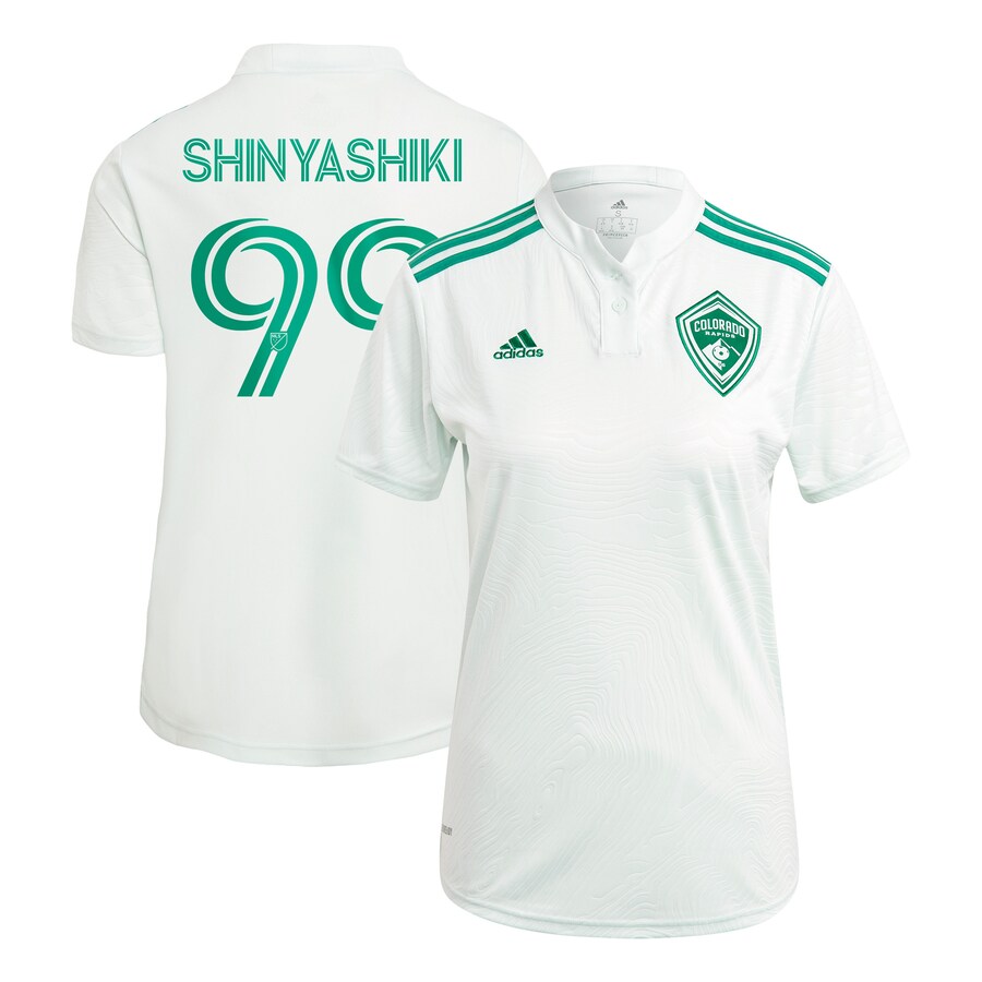 Women's Colorado Rapids Andre Shinyashiki adidas Green 2021 Class Five Replica Player Jersey