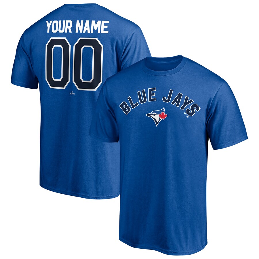 Men's Toronto Blue Jays Royal Personalized Team Winning Streak Name & Number T-Shirt