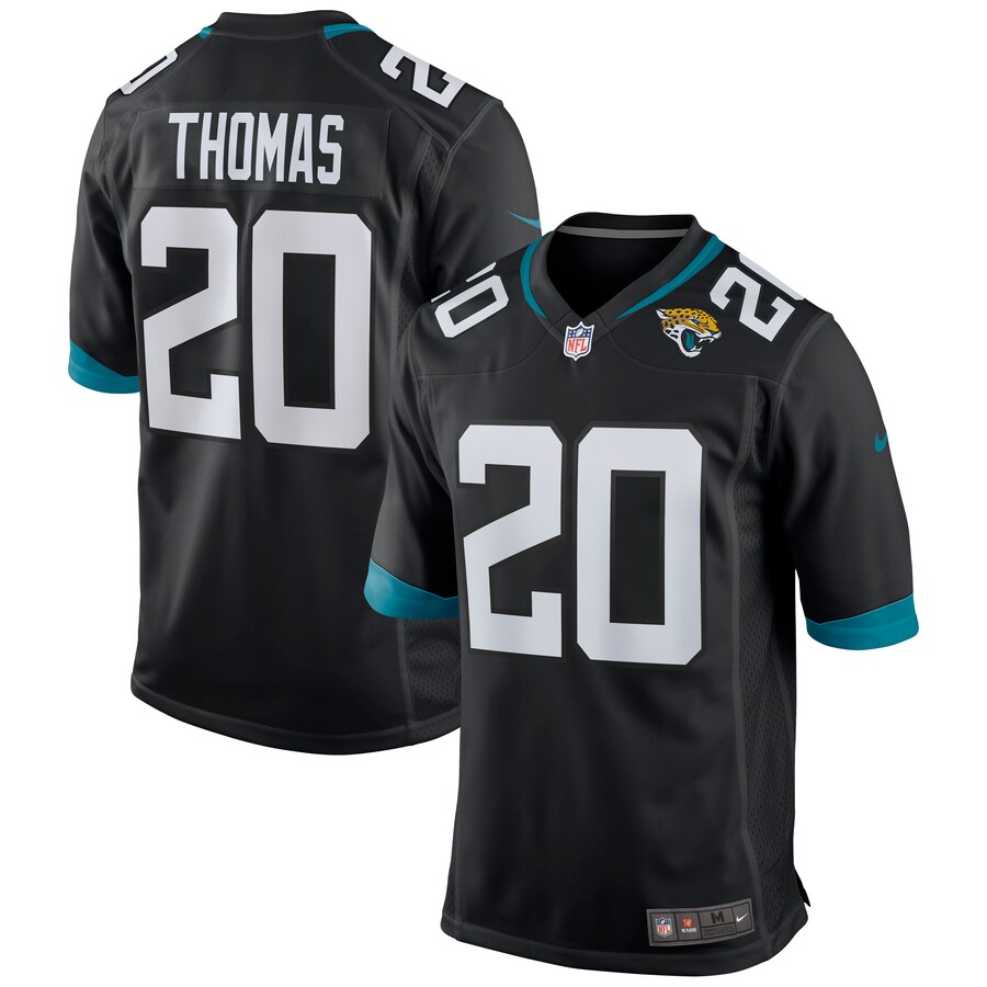Men's Jacksonville Jaguars Daniel Thomas Nike Black Alternate Game Jersey