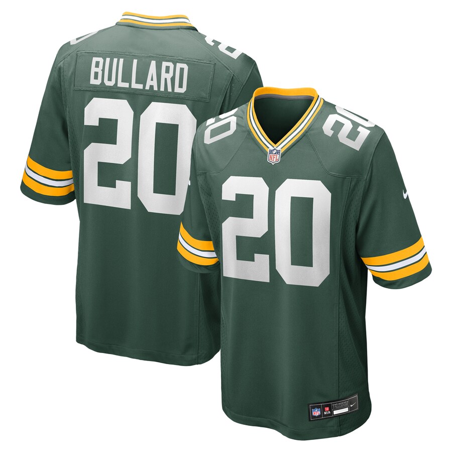 Men's Green Bay Packers Javon Bullard Nike Green Game Jersey