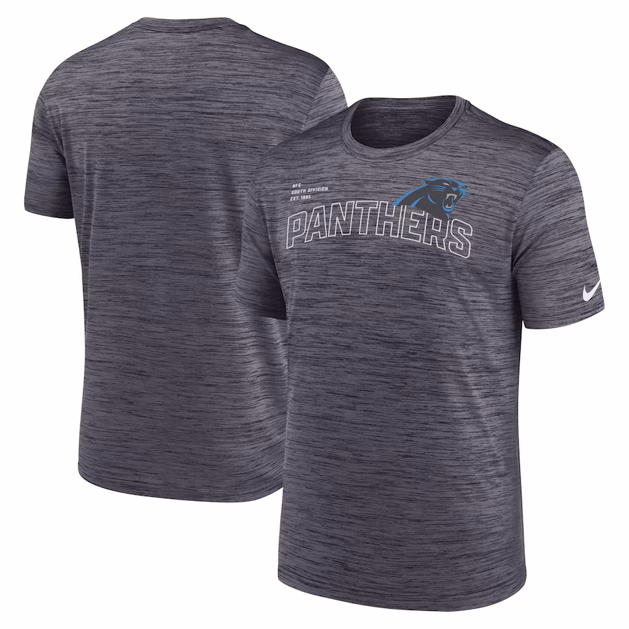 Men's Las Vegas Raiders Nike Anthracite Tri-Blend Performance Hoodie T-Shirt