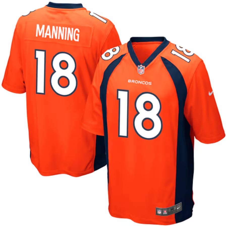 Youth Denver Broncos Peyton Manning Nike Orange Team Color Game Jersey