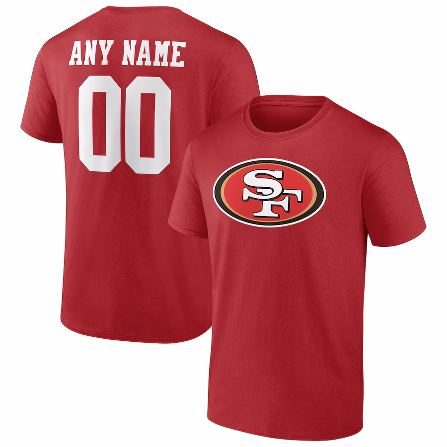Men's Kansas City Chiefs Patrick Mahomes Nike Red Player Name & Number T-Shirt