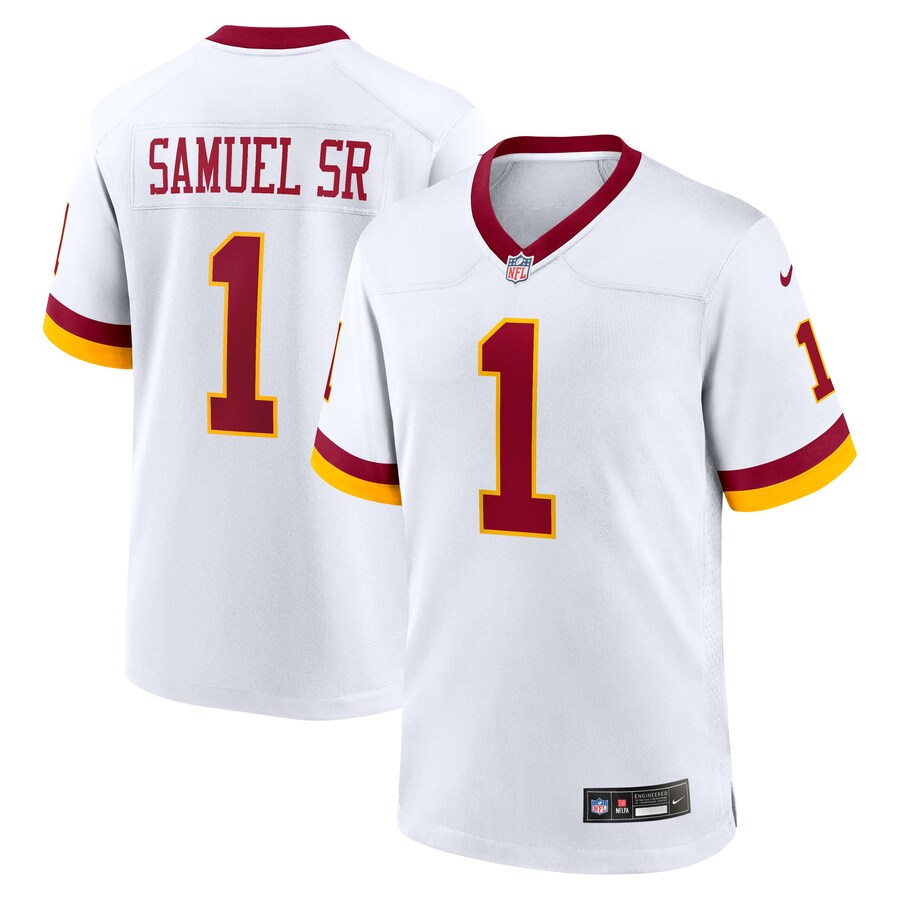 Men's Washington Commanders Deebo Samuel Sr Nike White Game Super Bowl Era Jersey