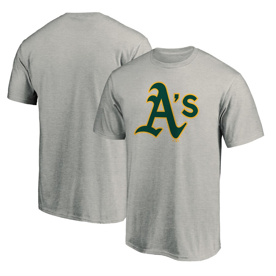 Men's Athletics Heathered Gray Official Team Logo T-Shirt