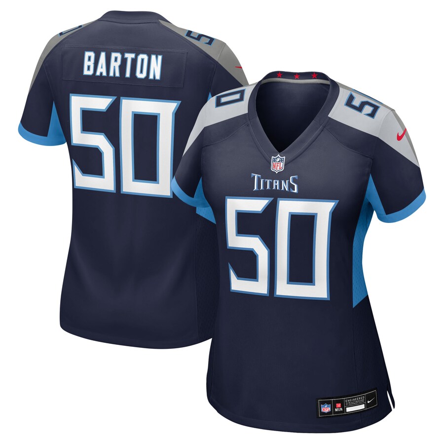 Women's Tennessee Titans Cody Barton Nike Navy Alternate Game Jersey