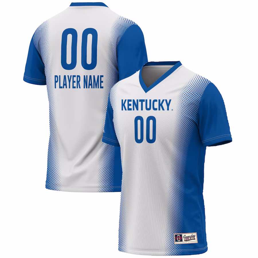 Kentucky Wildcats GameDay Greats Youth NIL Pick-A-Player Lightweight Women's Soccer Jersey - White