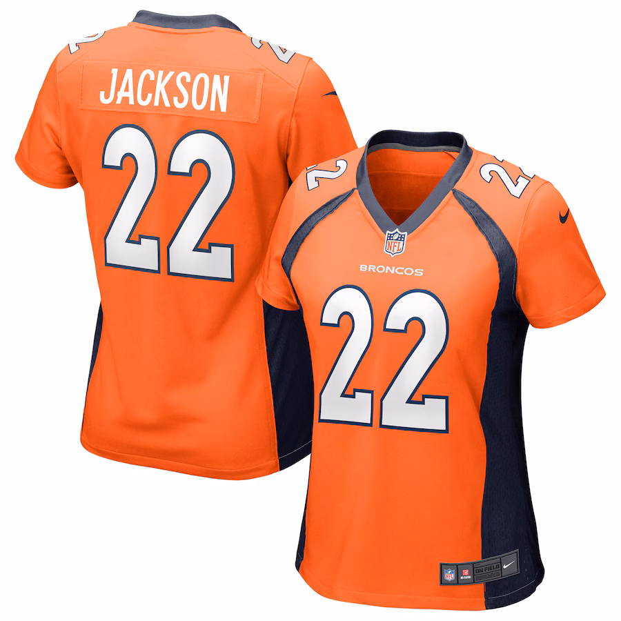 Women's Denver Broncos Kareem Jackson Nike Orange Game Jersey