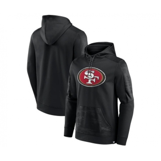 Men's San Francisco 49ers Black On The Ball Pullover Hoodie