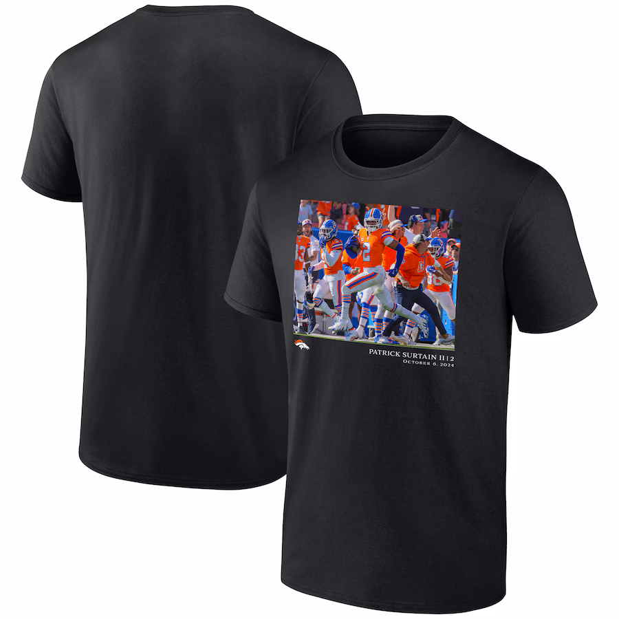 Men's Detroit Lions Fanatics Blue Victory Arch T-Shirt