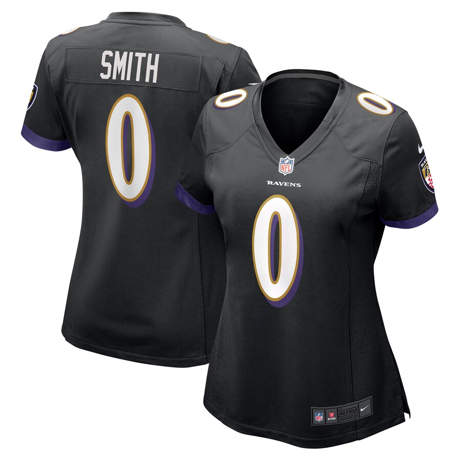 Women's Baltimore Ravens Roquan Smith Nike Black Alternate Game Jersey