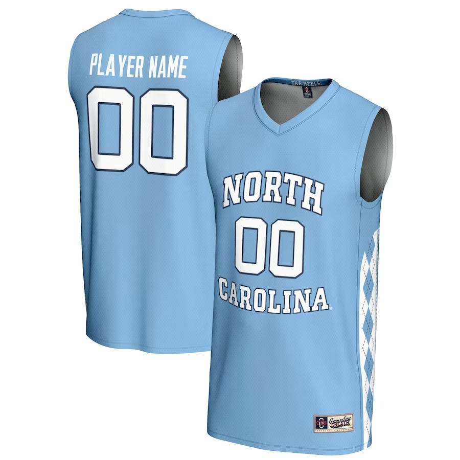 North Carolina Tar Heels GameDay Greats Youth NIL Pick-A-Player Lightweight Women's Basketball Jersey - Carolina Blue