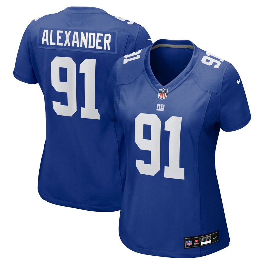 Women's New York Giants Darius Alexander Nike Royal Team Game Jersey