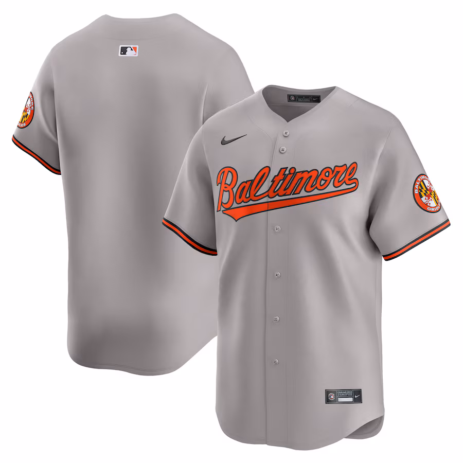 Men's Baltimore Orioles  Nike Gray Road Limited Jersey