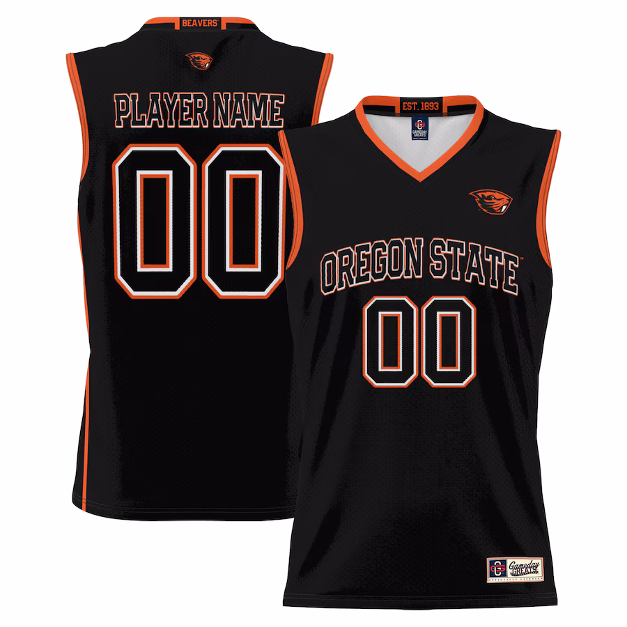 Oregon State Beavers GameDay Greats Youth NIL Pick-A-Player Lightweight Basketball Jersey - Black