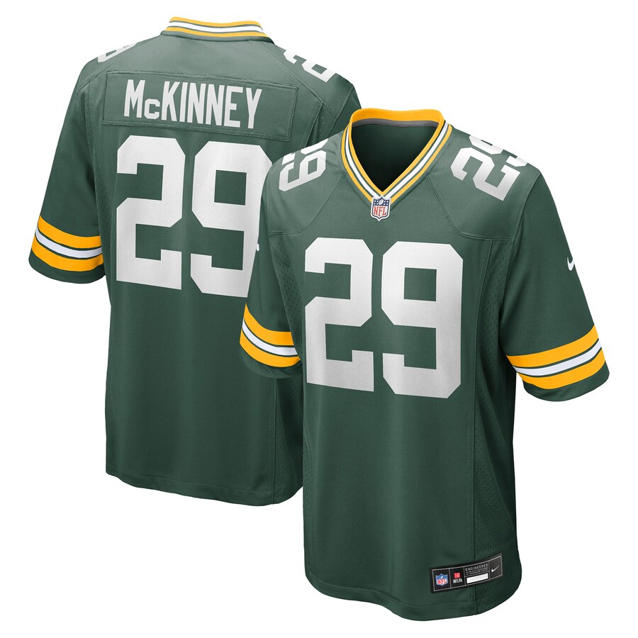 Men's Green Bay Packers Xavier McKinney Nike Green Team Game Jersey