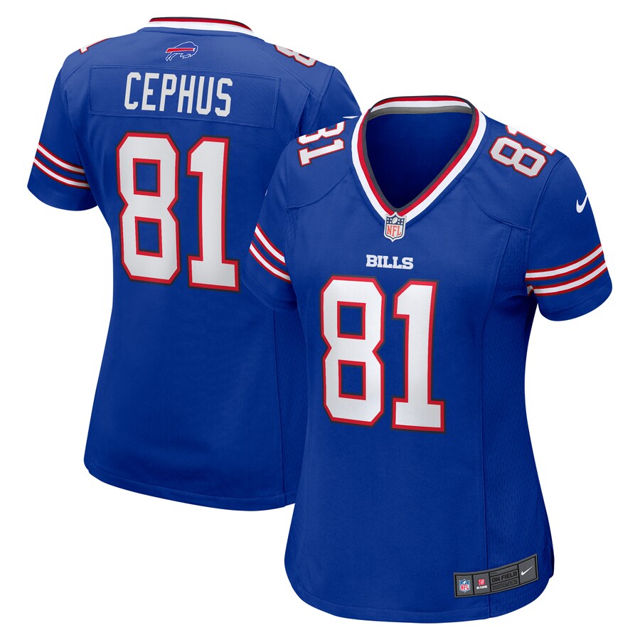 Women's Buffalo Bills Quintez Cephus Nike  Royal Team Game Jersey