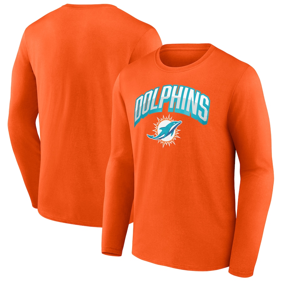 Men's Cleveland Browns Fanatics Brown Hail Mary Raglan T-Shirt