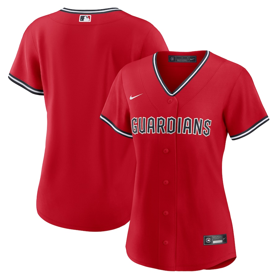 Women's Cleveland Guardians Nike Red Alternate 2 Replica Jersey