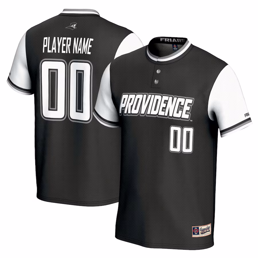 Providence Friars GameDay Greats Unisex NIL Pick-A-Player Softball Lightweight Jersey - Black