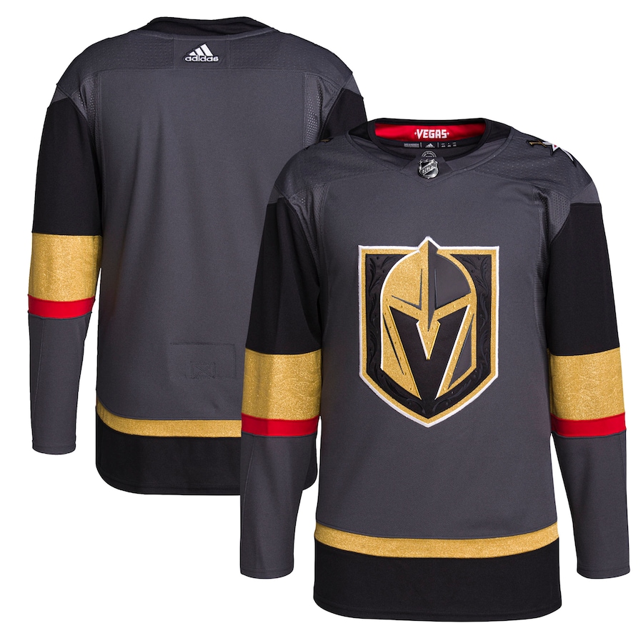 Men's Vegas Golden Knights adidas Gray Alternate Authentic Jersey