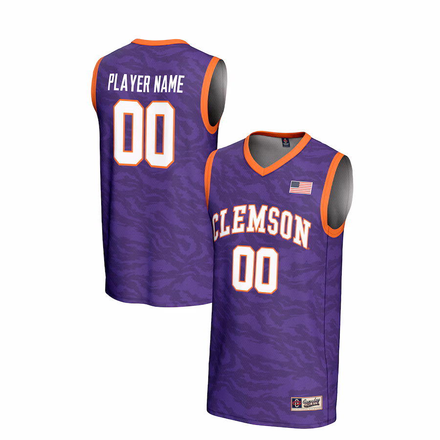 Clemson Tigers GameDay Greats Unisex NIL Pick-A-Player Women's Basketball Lightweight Jersey - Purple