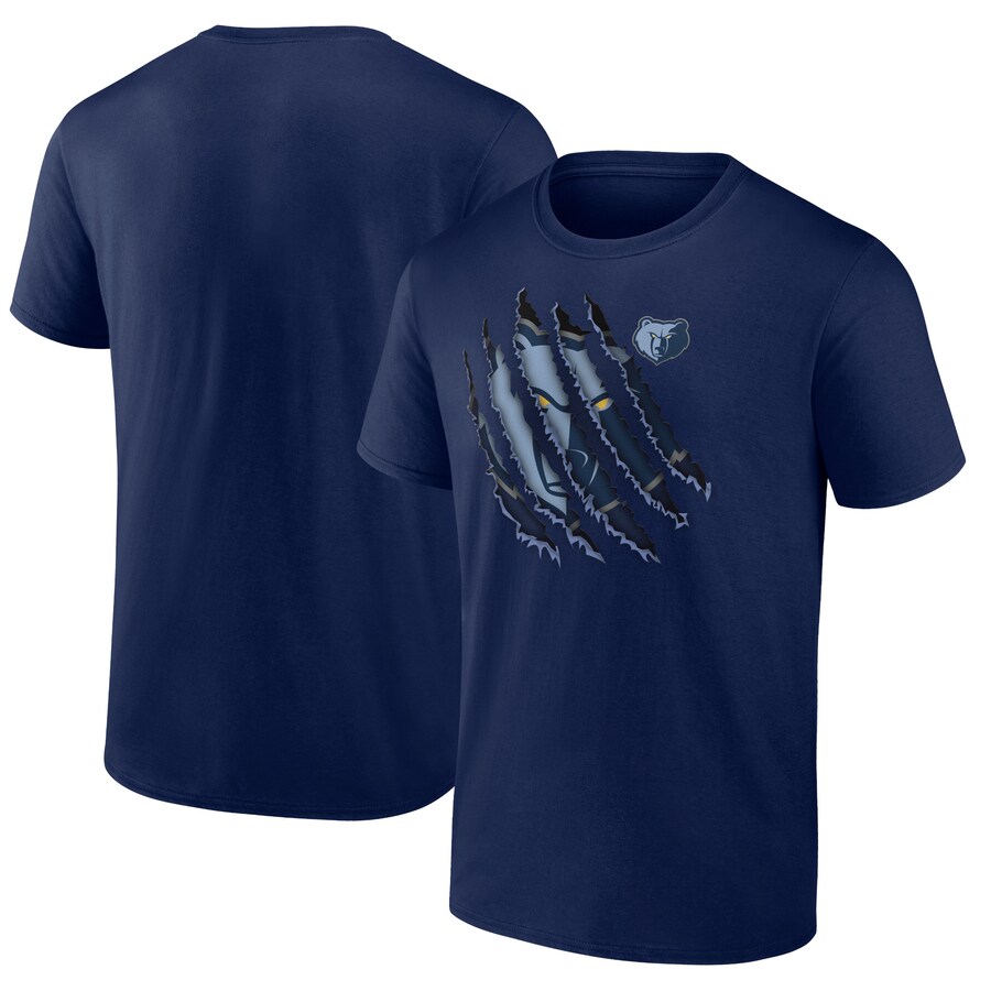 Men's Memphis Grizzlies Navy Half Court Offense T-Shirt