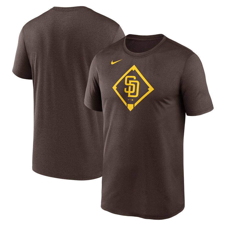 Men's San Diego Padres Nike Brown Icon Legend Performance T-Shirt