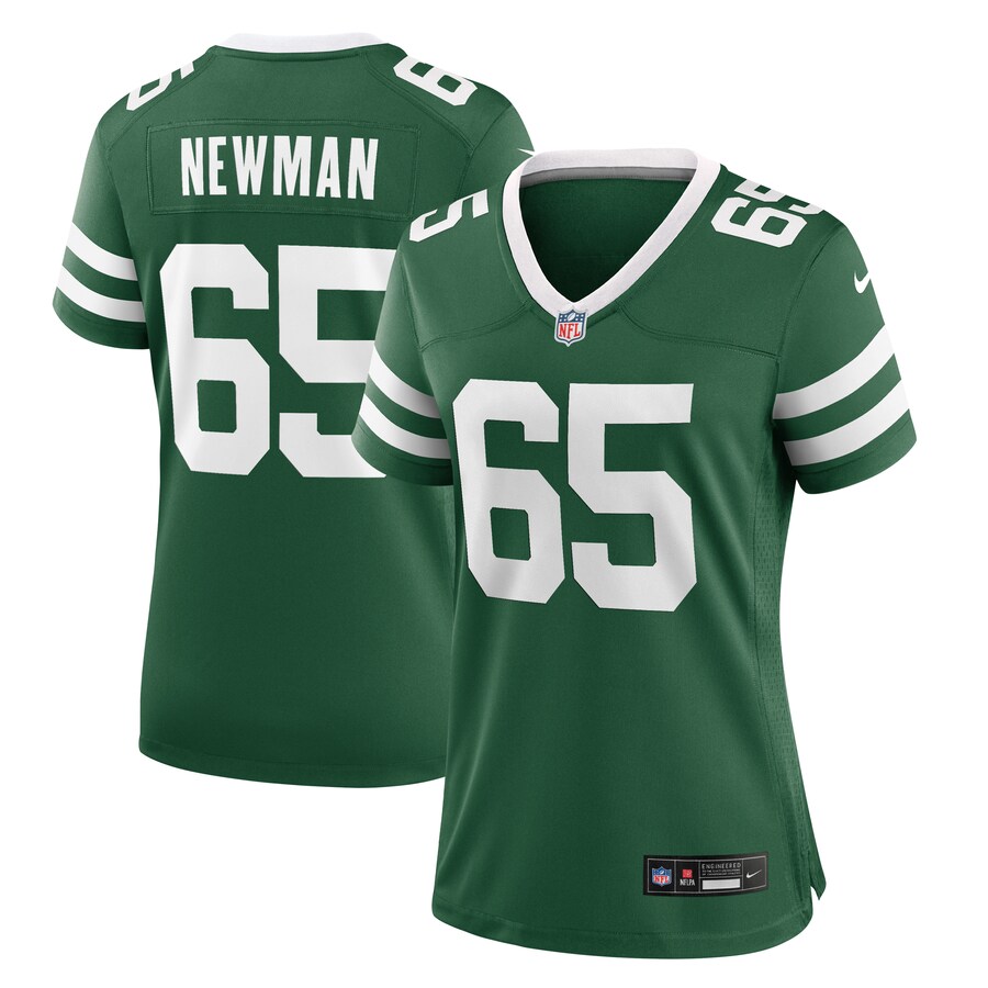 Women's New York Jets Xavier Newman Nike Legacy Green Team Game Jersey