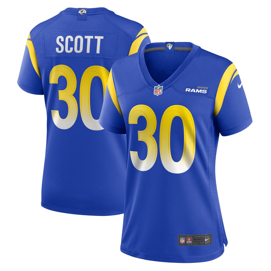 Women's Los Angeles Rams Boston Scott Nike  Royal Game Jersey