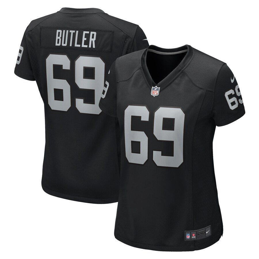 Women's Las Vegas Raiders Adam Butler Nike Black Game Jersey