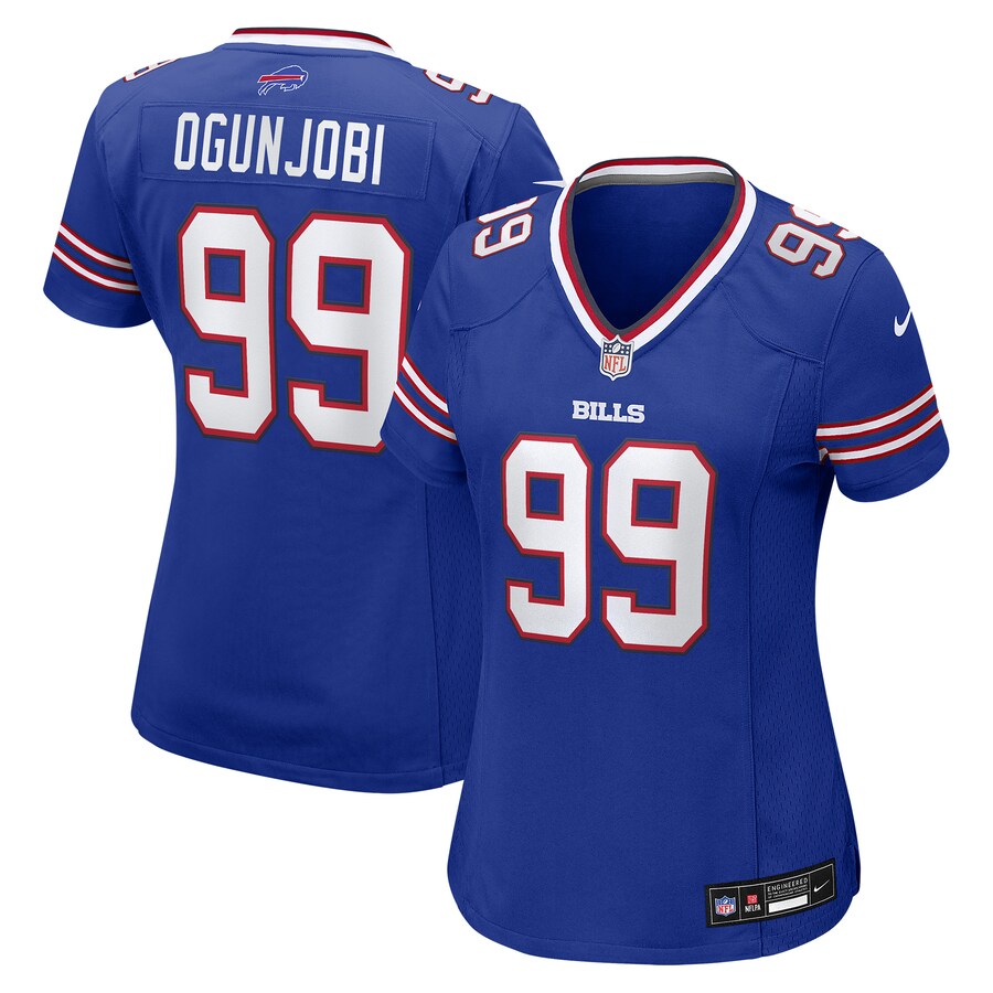Women's Buffalo Bills Larry Ogunjobi Nike Royal Team Game Jersey