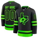 Men's Dallas Stars Fanatics Black Alternate Premium Custom Jersey