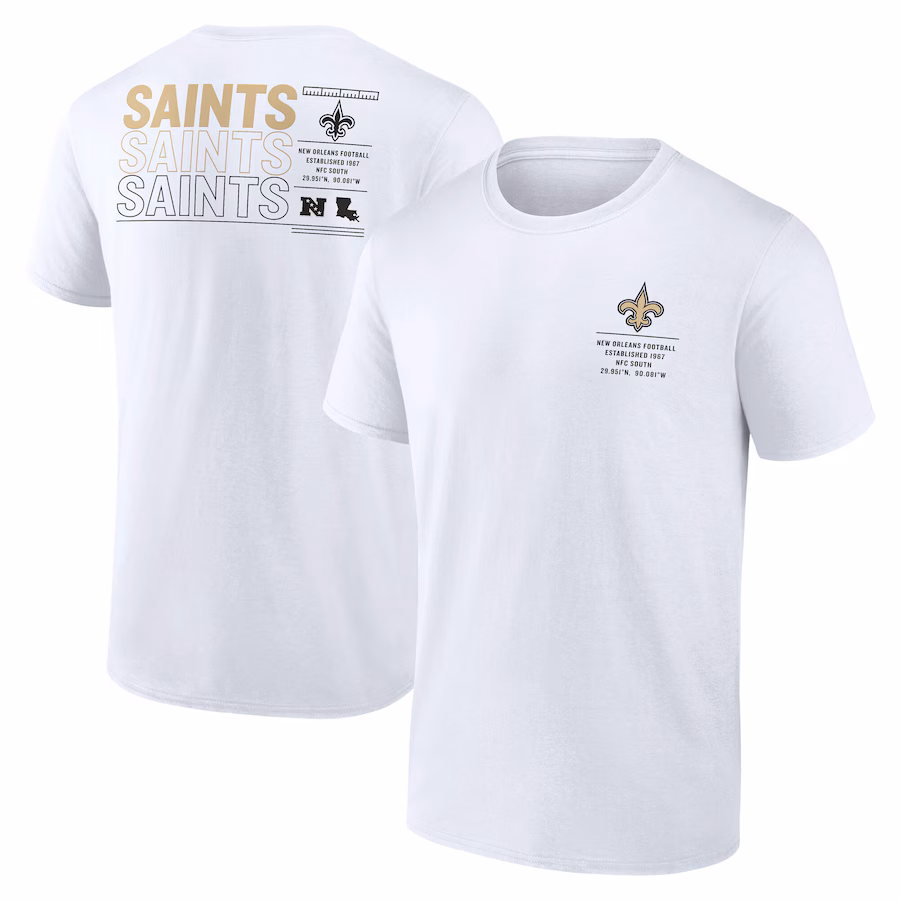 Men's Las Vegas Raiders White 2025 NFL Draft T-Shirt