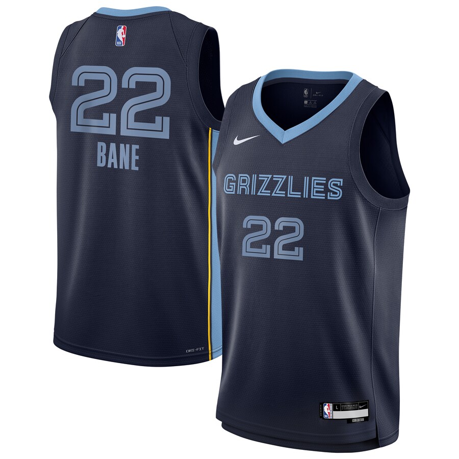 Youth Memphis Grizzlies Desmond Bane Nike Navy Swingman Jersey - Icon Edition