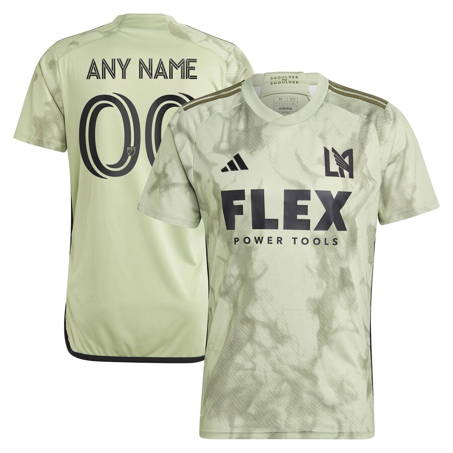 Men's LAFC adidas Green 2023 Smokescreen Replica Custom Jersey
