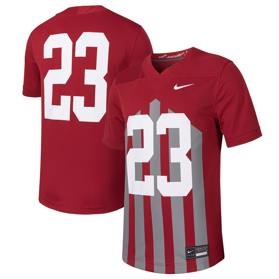 Men's Nike #23 Cardinal Iowa State Cyclones Untouchable Football Replica Jersey