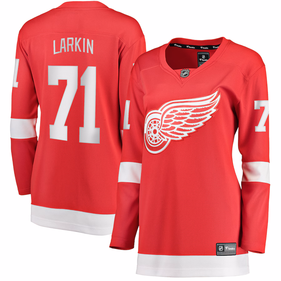 Women's Detroit Red Wings Dylan Larkin Fanatics Red Home Premier Breakaway Player Jersey